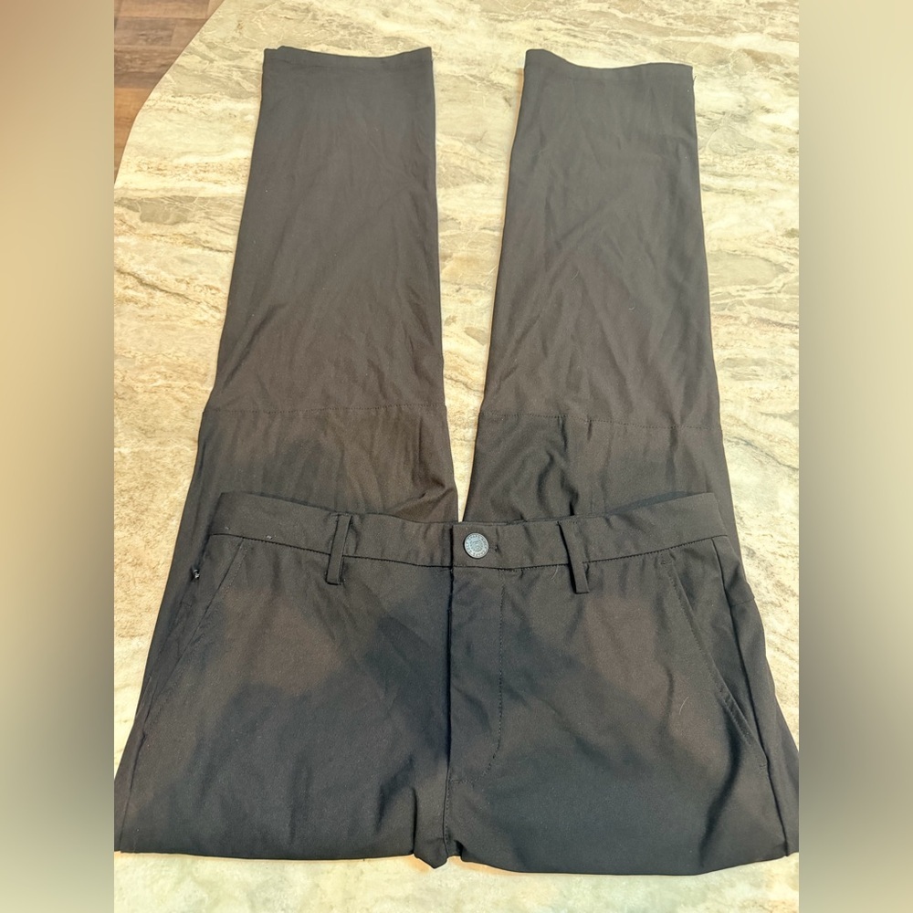 Chaps Black Dress Pants 30 Straight Leg Classic Fit Work Career Trousers